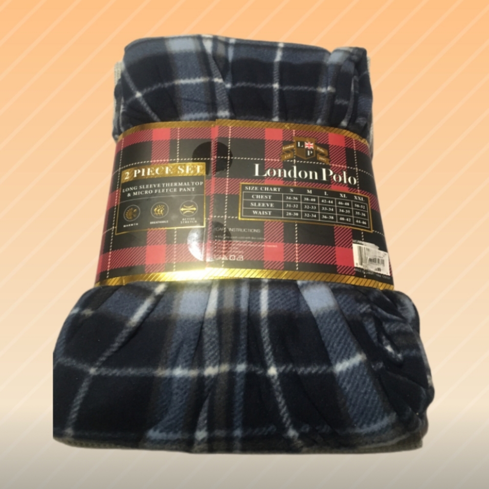 London polo grey and navy blue XL